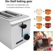 Automatic furnace breakfast toast multifunctional toaster SUS304 5 bake brown level high lift bar 3 functions-thaw / heat / cancel