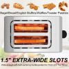 Automatic furnace breakfast toast multifunctional toaster SUS304 5 bake brown level high lift bar 3 functions-thaw / heat / cancel