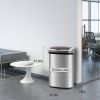 Touch Free Sensor Stainless Steel Trash Can; 13.2 Gallon