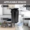 10.5 Gallon Trash Can; Stainless Steel Oval Kitchen Trash Can
